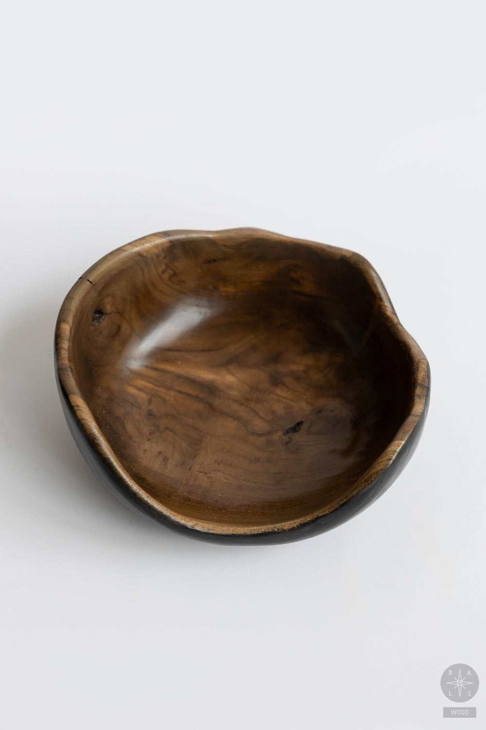 Teak wood bowl