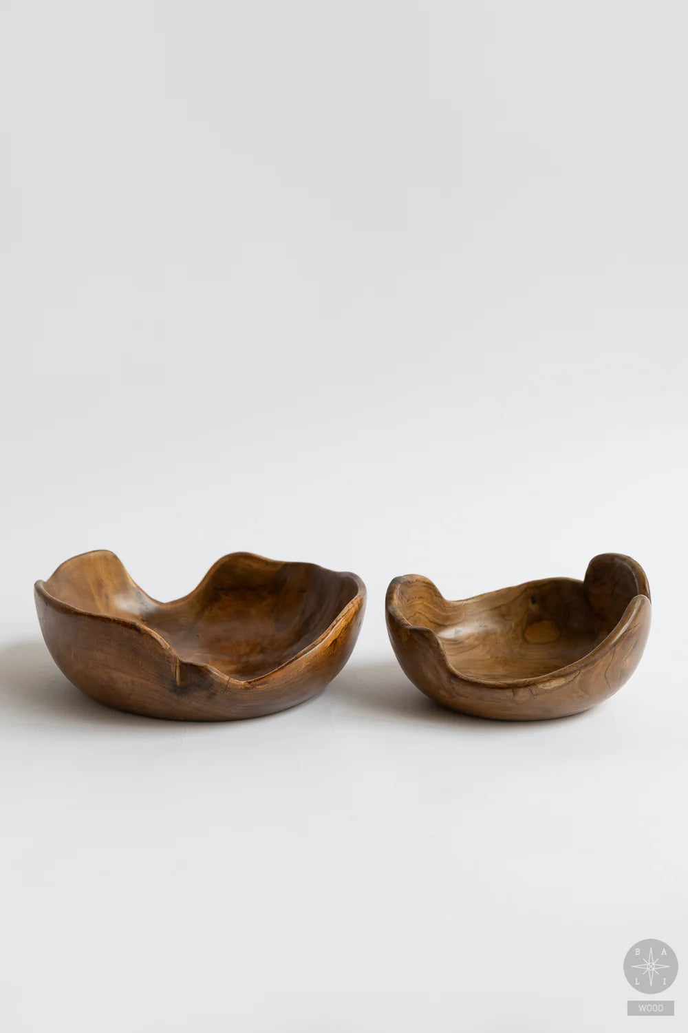 Teak wood bowl