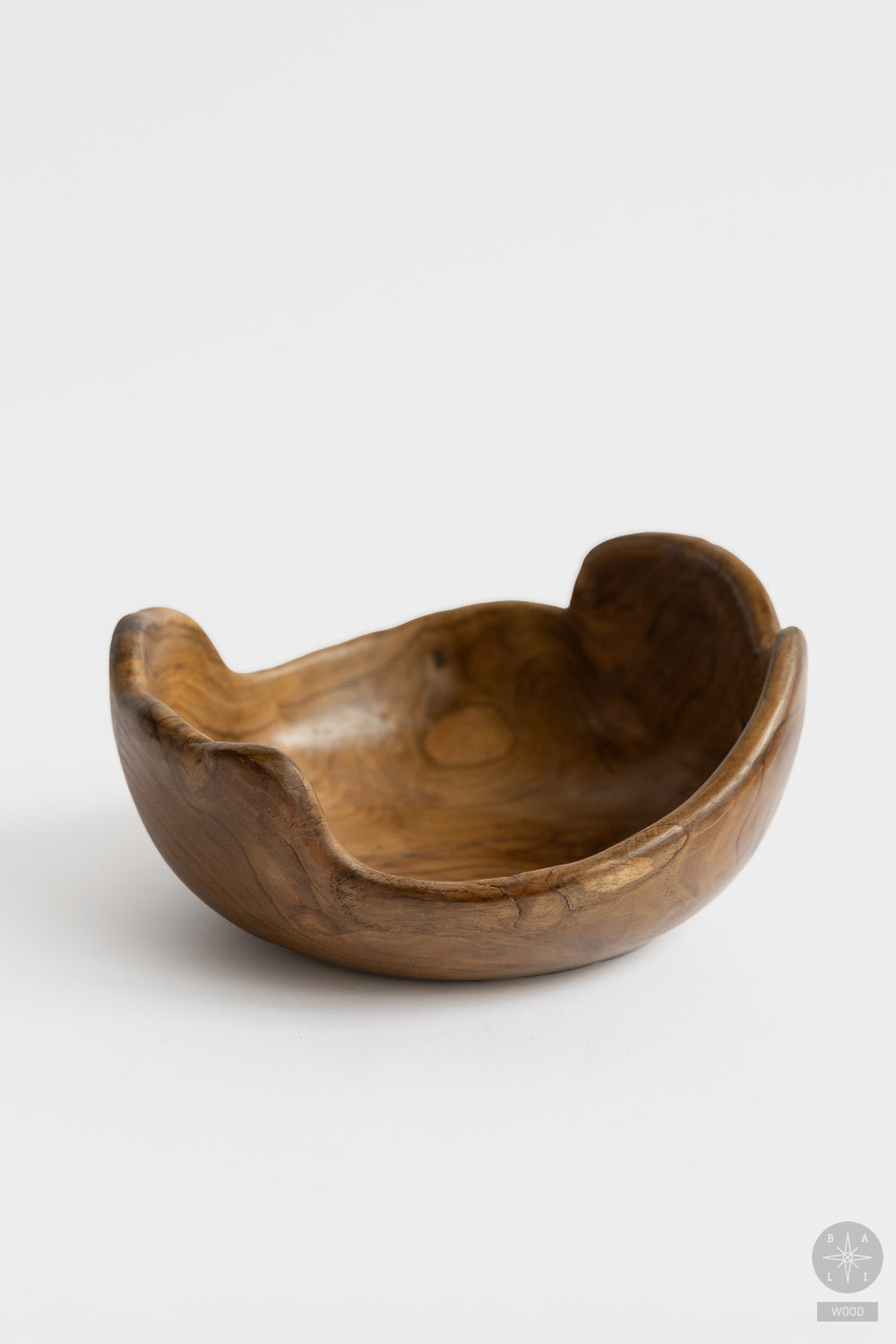 Teak wood bowl