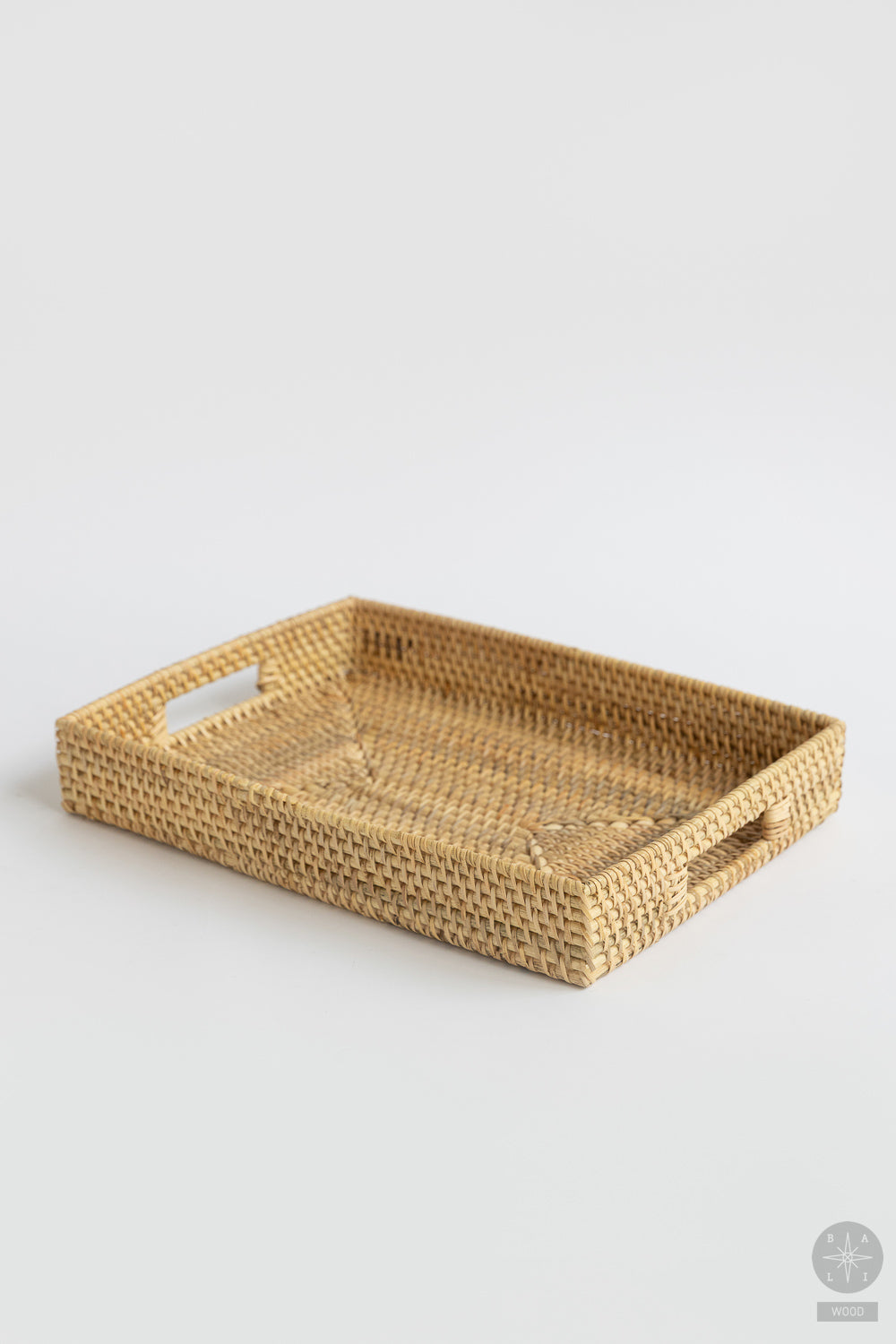 Natural rattan tray