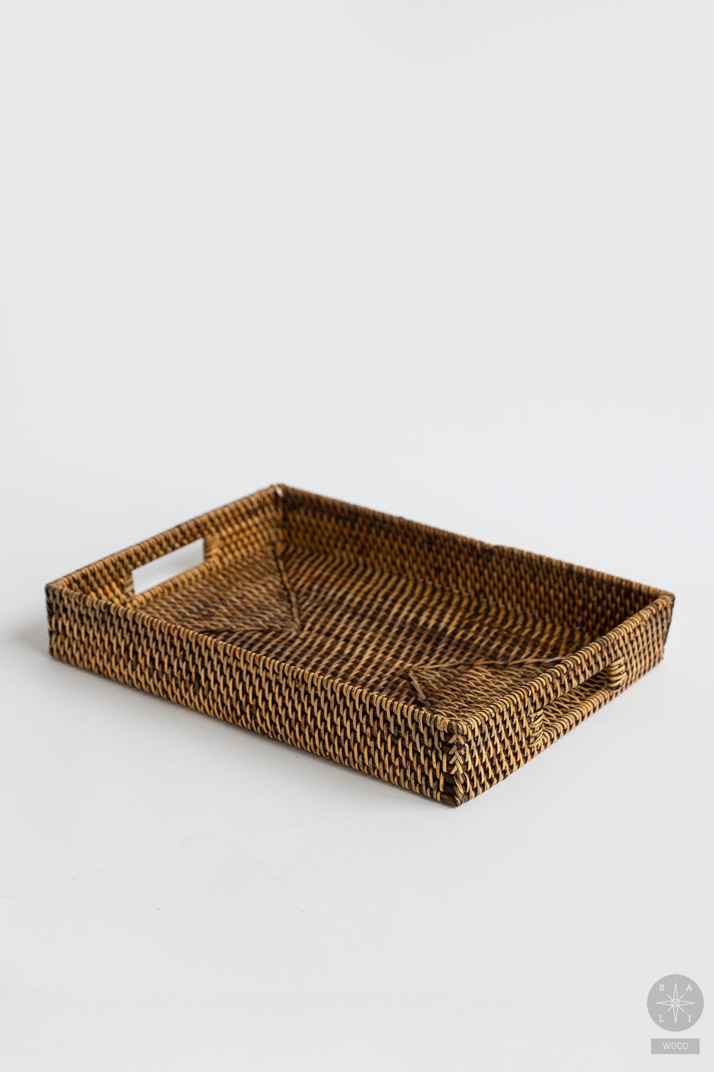 Natural rattan tray
