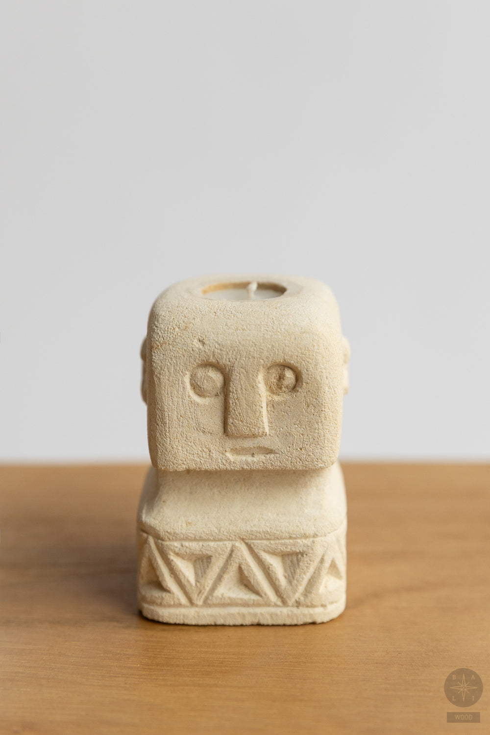 Stone candlestick