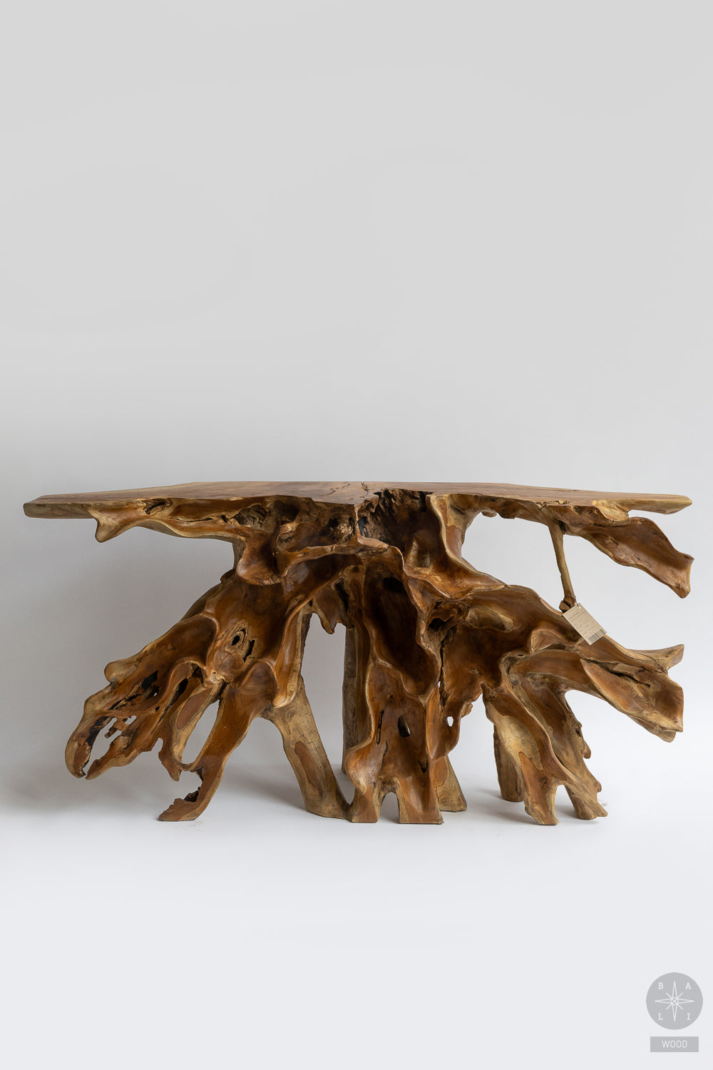 Teak root console