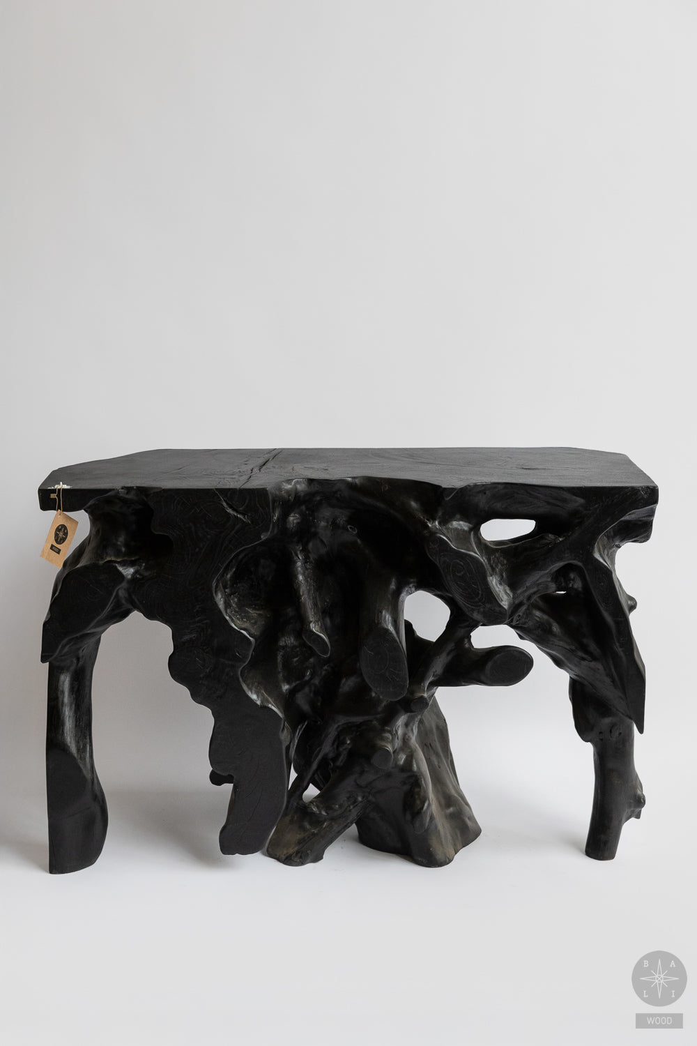 Teak root console