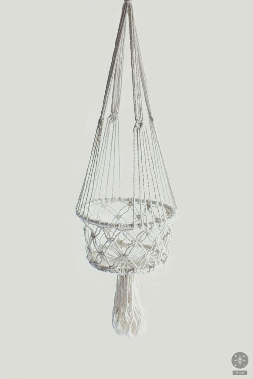 Macrame flower pot holder