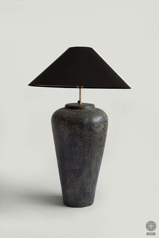 Concrete floor lamp