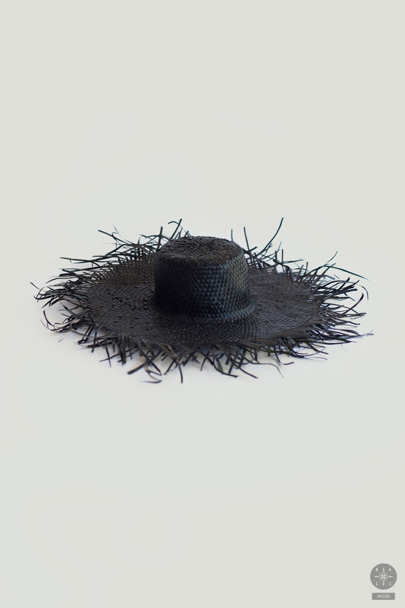 Hat made of palm leaves