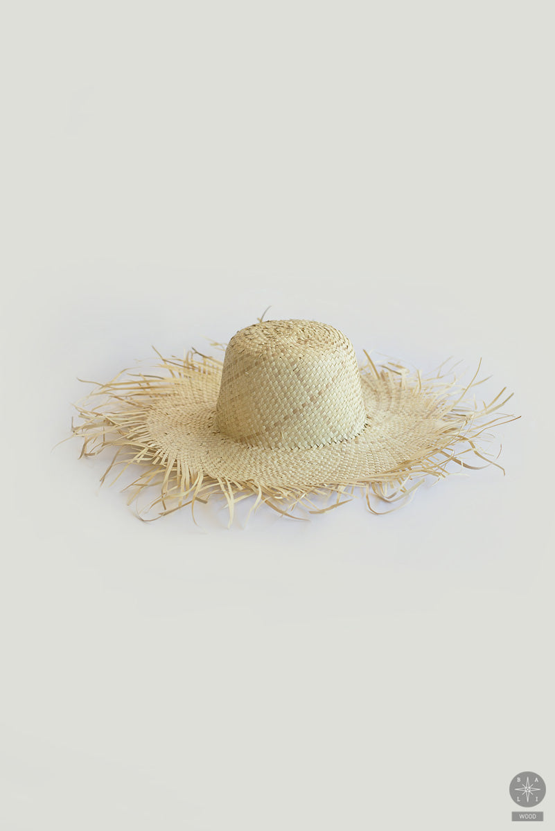 Hat made of palm leaves