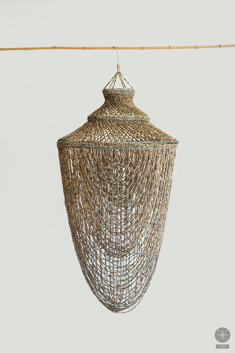 Chandelier made of shells