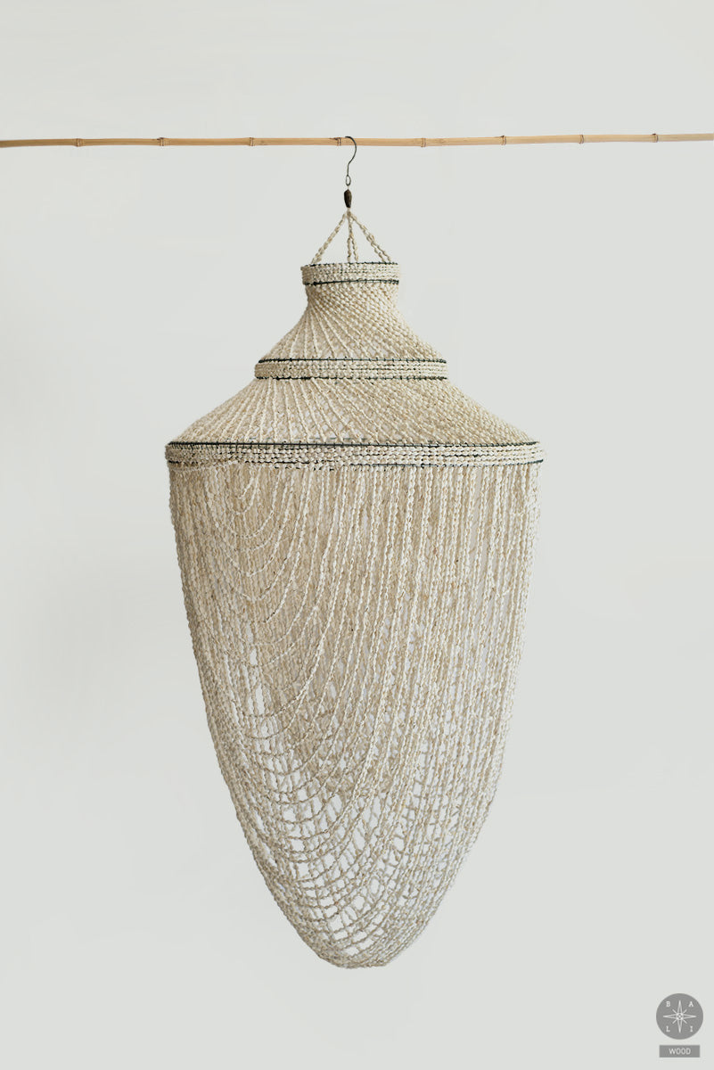 Chandelier made of shells