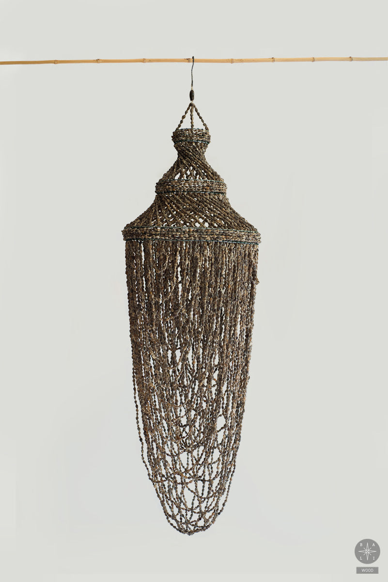 Chandelier made of shells