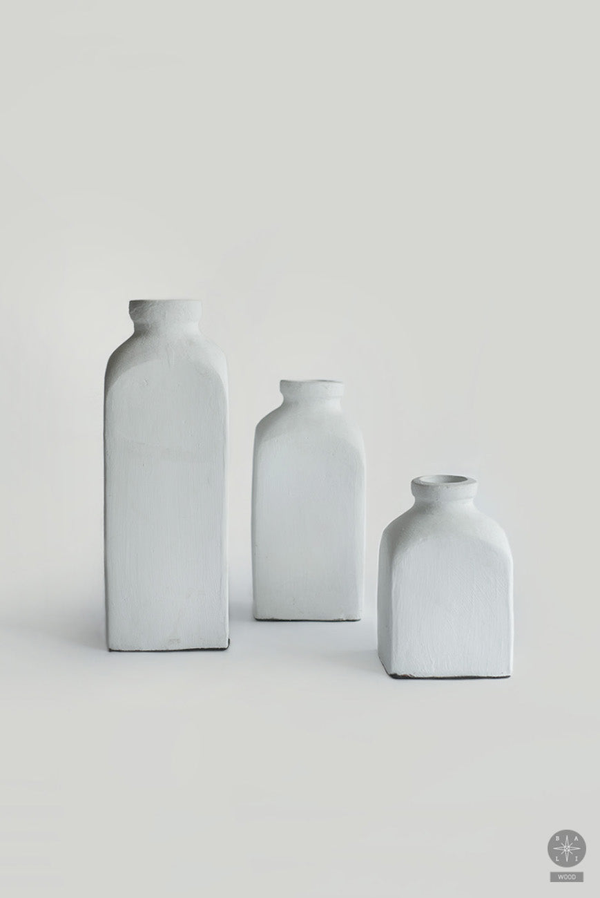 Decorative terracotta vase