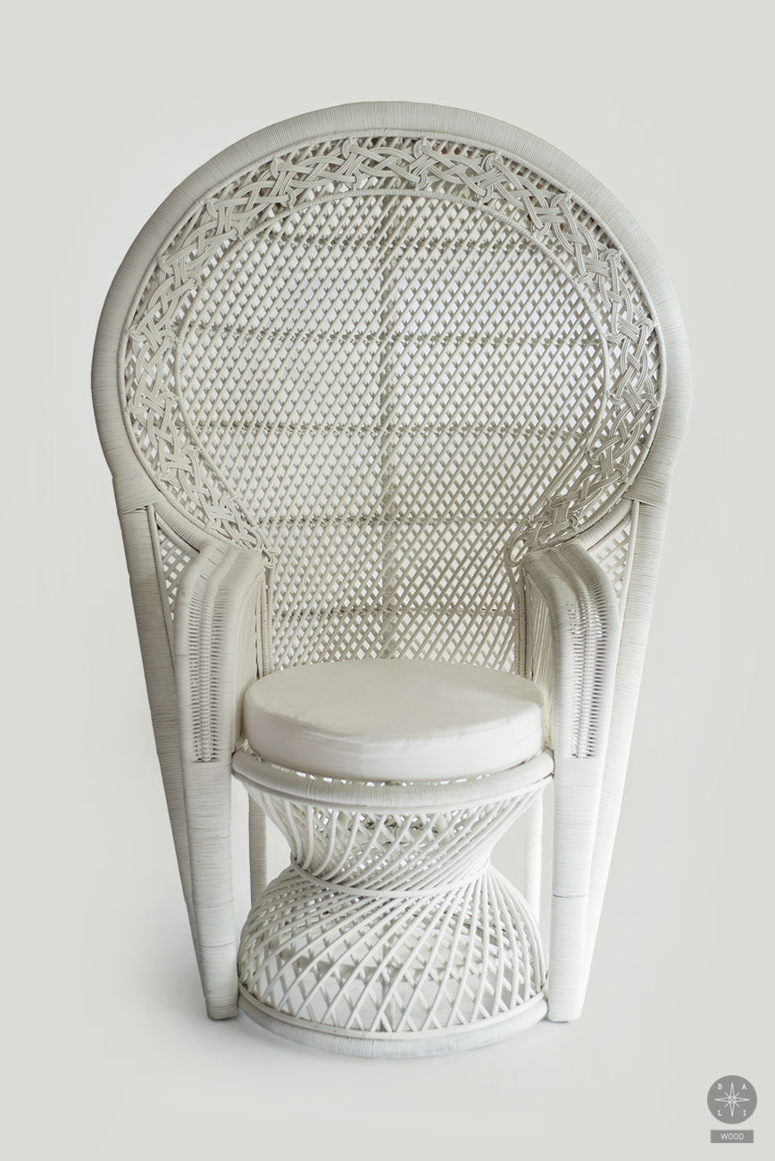 Peacock rattan chair