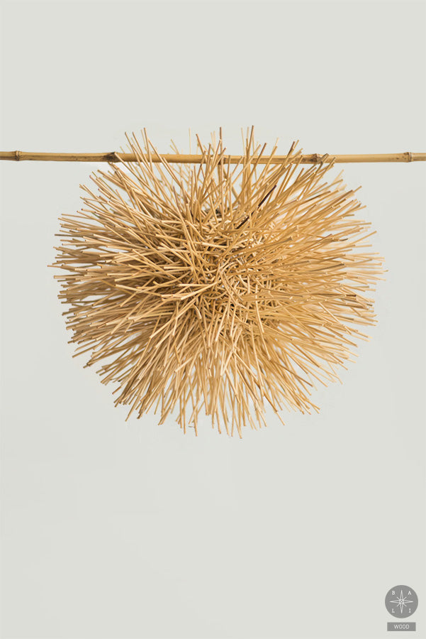 Rattan lampshade