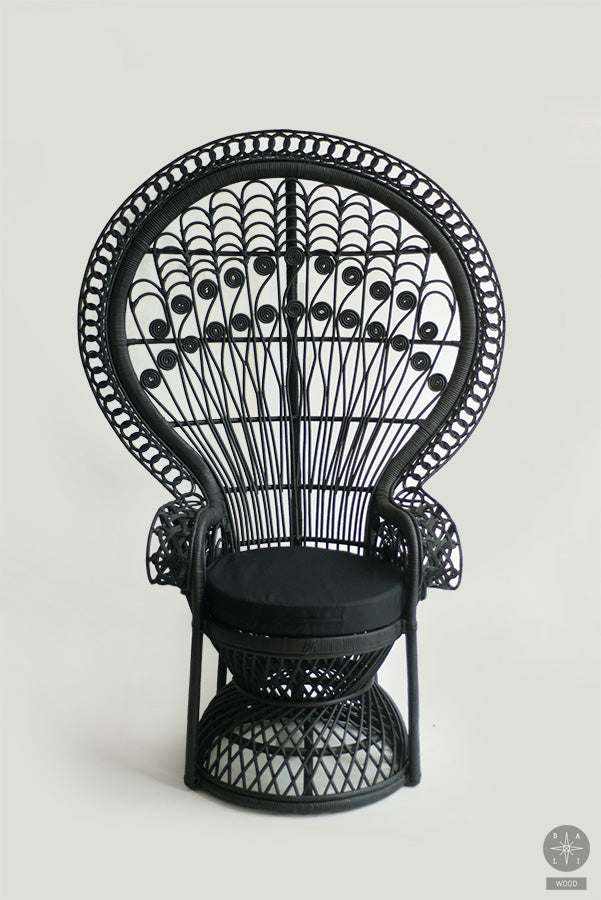 Peacock rattan chair