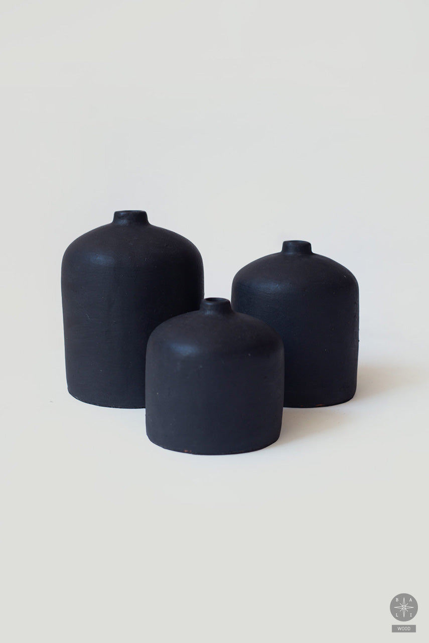 Decorative terracotta vase