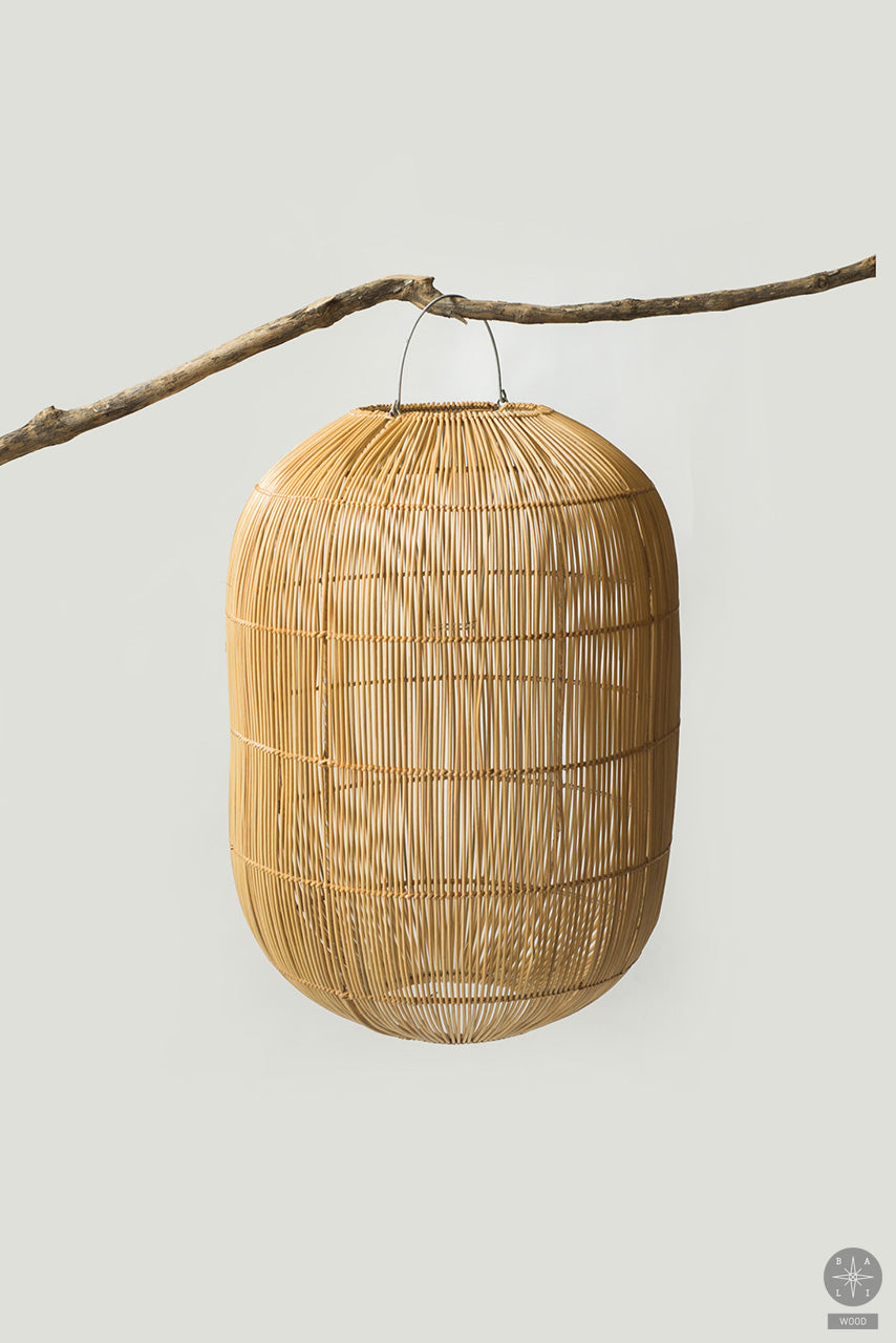 Japanese-style lampshade made of rattan