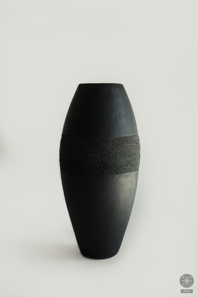 Tall concrete vase