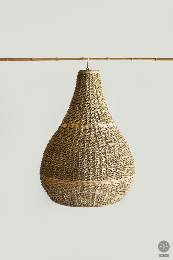 Seagrass lampshade