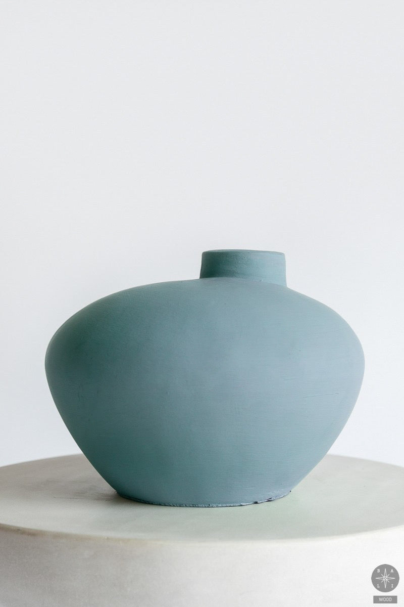 Decorative terracotta vase