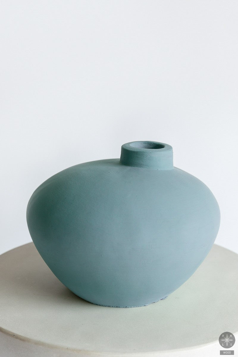 Decorative terracotta vase